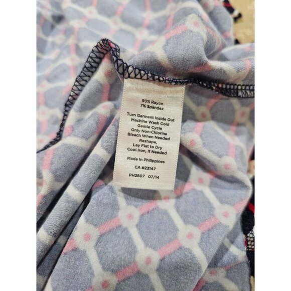 NWT Women's Talbots Woman Petites Geometric Faux Wrap Midi Dress Size 3XP - Picture 6 of 8